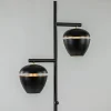 mat_zwarte_lichts_vloerla_2.webp Store Straluma Mat zwarte 2-lichts vloerlamp met gouden accenten