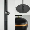 mat_zwarte_lichts_vloerla_3.webp Store Straluma Mat zwarte 2-lichts vloerlamp met gouden accenten