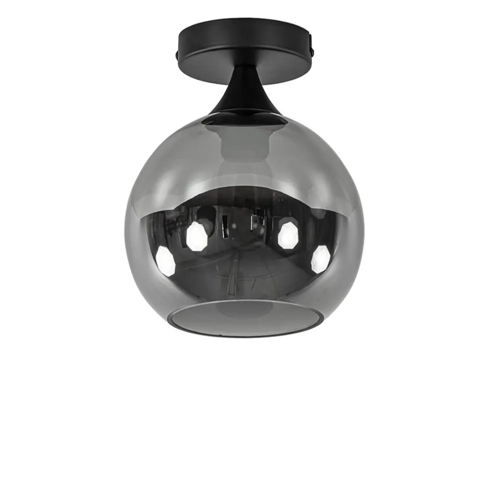 mat_zwarte_plafondlamp_me_0.webp Store Straluma Mat zwarte plafondlamp met smoke glazen bol klein