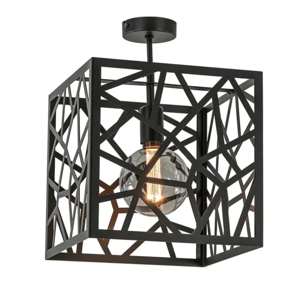 mat_zwarte_plafondlamp_me_1-2.webp New Straluma Mat zwarte plafondlamp metaal met vierkante kap