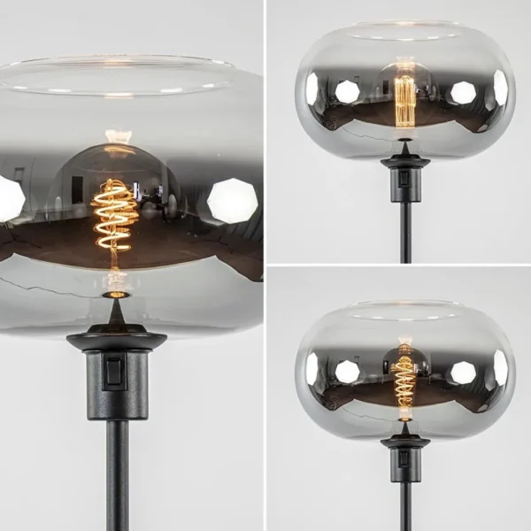 mat_zwarte_vloerlamp_met__3-5.webp Discount Straluma Mat zwarte vloerlamp met smoke glas gradient