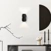 mat_zwarte_wandlamp_cilin_4.webp Online Straluma Mat zwarte wandlamp cilinder up+down G9
