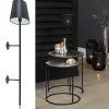 Discount Straluma Mat zwarte wandlamp Soriano exclusief kap