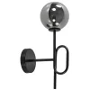 mat_zwarte_wandlamp_tromp_0.webp Flash Sale Straluma Mat zwarte wandlamp trompet met smoke glas