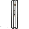 metalen_design_vloerlamp__1.webp Discount Straluma Metalen design vloerlamp zwart frame rechthoek