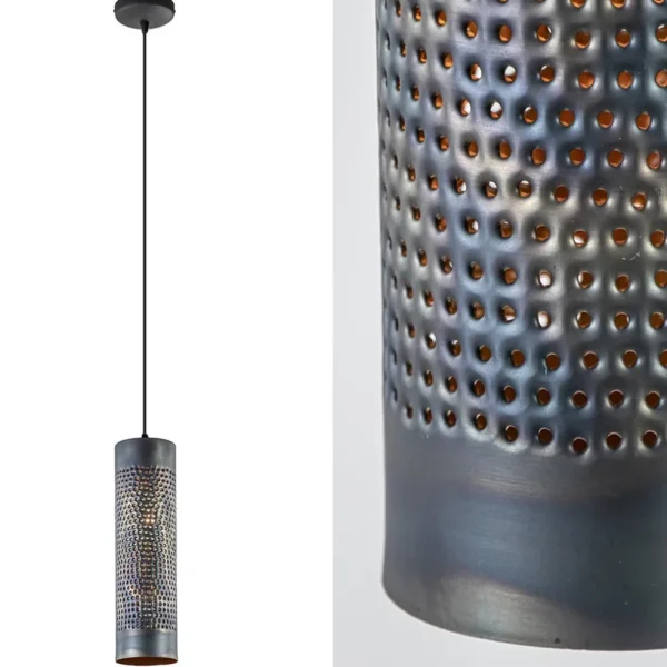 metalen_hanglamp_cilinder_1.webp Clearance Straluma Metalen hanglamp cilinder bruin gevlamd