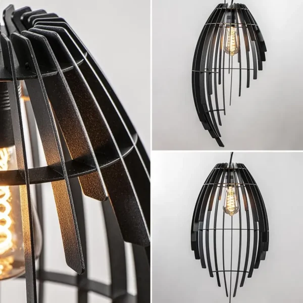 metalen_hanglamp_mat_zwar_2.webp Outlet Straluma Metalen hanglamp mat zwart metaal