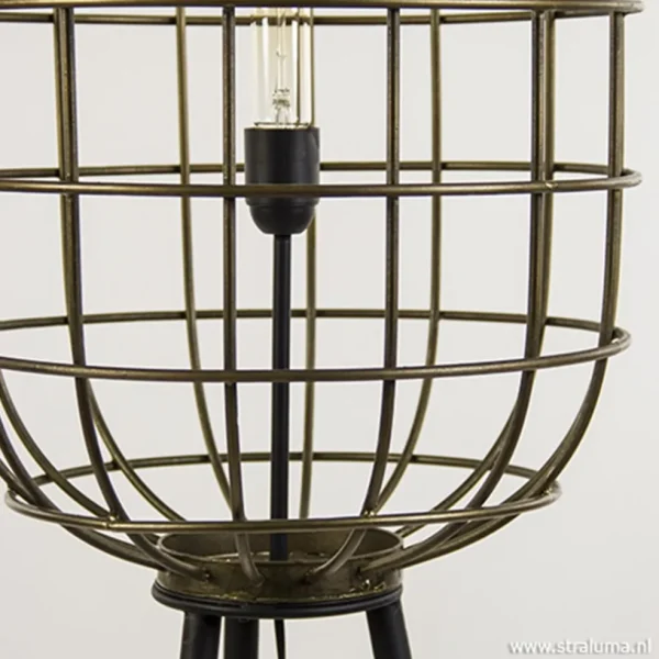 metalen_kooi_vloerlamp_ou_2.webp Best Straluma Metalen kooi vloerlamp oud-brons L&L