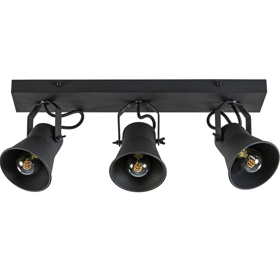metalen_l_plafondlamp_mat_0.webp Outlet Straluma Metalen 3-l plafondlamp mat zwart verstelbaar
