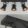 metalen_l_plafondlamp_mat_1.webp Outlet Straluma Metalen 3-l plafondlamp mat zwart verstelbaar