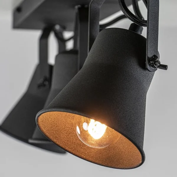 metalen_l_plafondlamp_mat_2.webp Outlet Straluma Metalen 3-l plafondlamp mat zwart verstelbaar