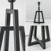 metalen_lampvoet_mat_zwar_2.webp Outlet Straluma Metalen lampvoet mat zwart exclusief kap