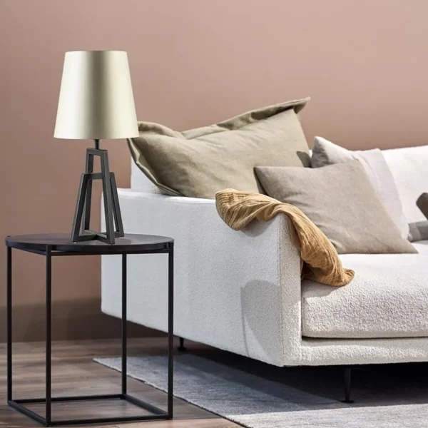 metalen_lampvoet_mat_zwar_4.webp Outlet Straluma Metalen lampvoet mat zwart exclusief kap