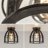 metalen_plafondlamp_antie_3.webp Sale Straluma Metalen plafondlamp antiek zwart
