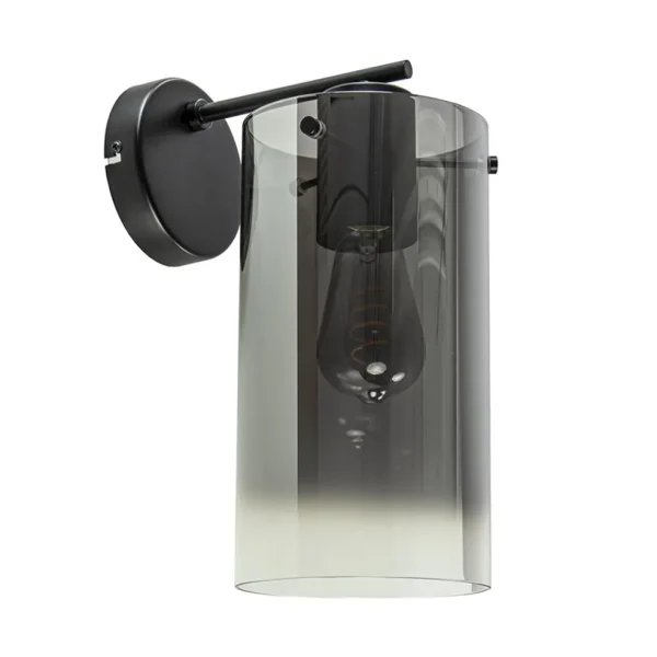 Cheap Straluma Modern klassieke wandlamp cilinder met smoke glas