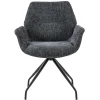 moderne_armstoel_donker_g_1.webp Cheap Straluma Moderne armstoel donker grijs draaibaar met return-system