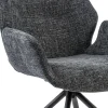 moderne_armstoel_donker_g_3.webp Cheap Straluma Moderne armstoel donker grijs draaibaar met return-system