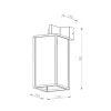 moderne_buitenlamp_rechth_3.webp Cheap Straluma Moderne buitenlamp rechthoek zwart met goud IP54