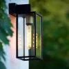 moderne_buitenlamp_rechth_4.webp Cheap Straluma Moderne buitenlamp rechthoek zwart met goud IP54