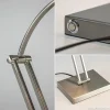 moderne_bureaulamp_nikkel_3.webp Best Straluma Moderne bureaulamp nikkel met geïntegreerd LED