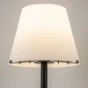 Outlet Straluma Moderne design tafellamp zwart met witte glazen kap