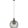 Best Sale Straluma Moderne draad hanglamp mat zwart 50 cm