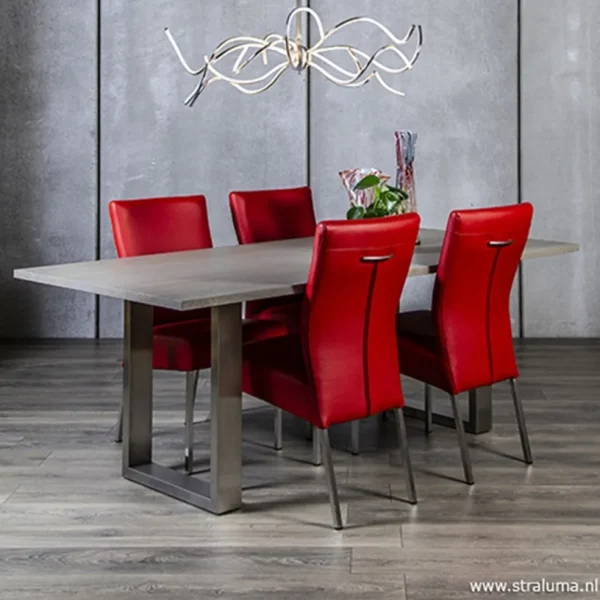 moderne_eettafel_vergrijs_4.webp Flash Sale Straluma Moderne eettafel vergrijsd eiken 200x100