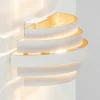 moderne_g_wandlamp_wit_me_1.webp Clearance Straluma Moderne G9 wandlamp wit met goud