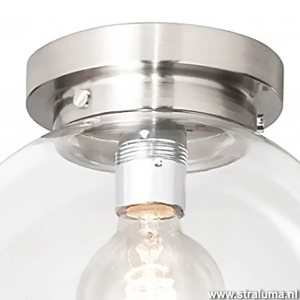 moderne_glazen_plafonnier_4.webp Outlet Straluma Moderne glazen plafonniere bol hal-wc