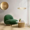 moderne_hanglamp_ring_gou_4.webp Best Straluma Moderne hanglamp ring goud met geïntegreerd LED
