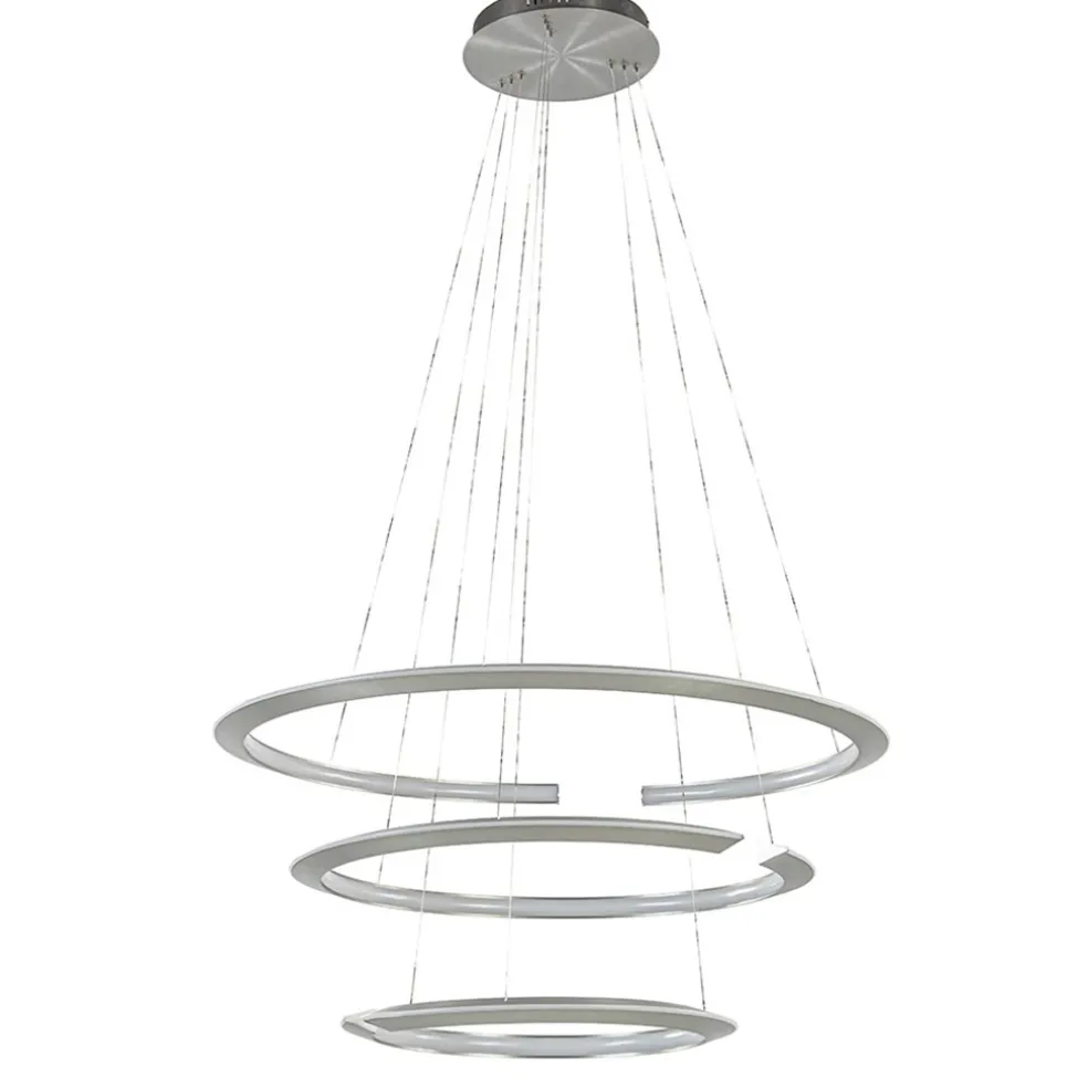moderne_hanglamp_rond_met_0.webp Outlet Straluma Moderne hanglamp rond met LED ringen nikkel