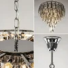 moderne_kroonluchter_chro_3.webp Outlet Straluma Moderne kroonluchter chroom met helder en smoke glas