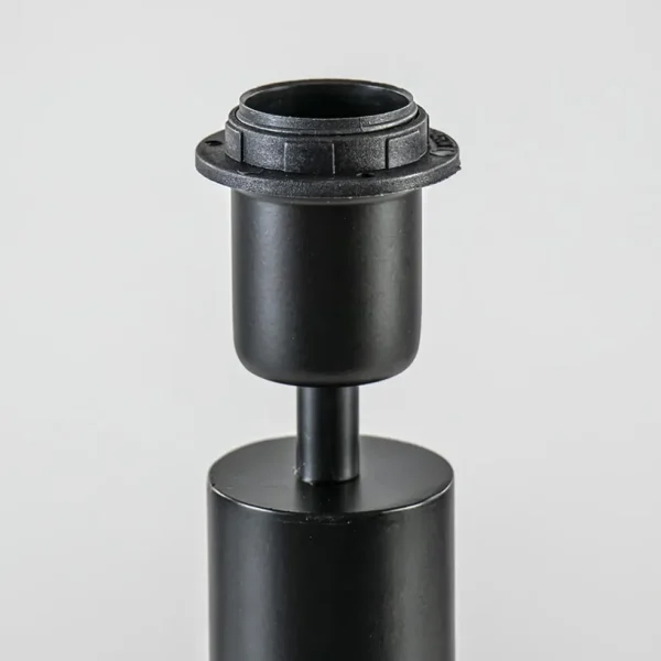 moderne_lampvoet_cilinder_1.webp Outlet Straluma Moderne lampvoet cilinder mat zwart excl kap