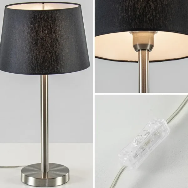 moderne_lampvoet_washingt_3.webp Sale Straluma Moderne lampvoet Washington nikkel excl. kap