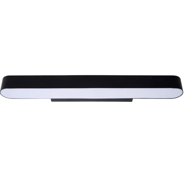 New Straluma Moderne LED badkamer wandlamp zwart 60 cm