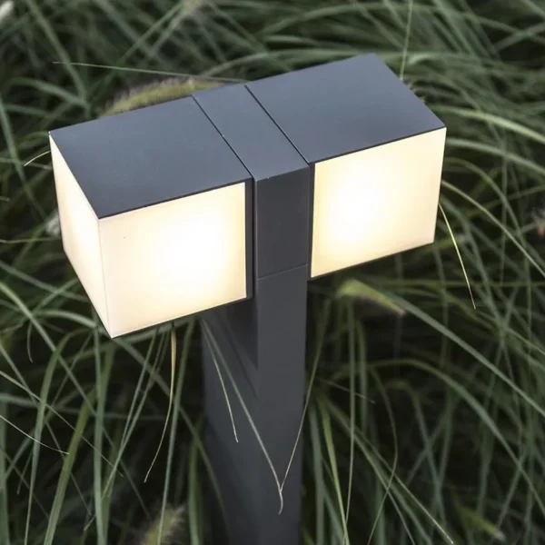 moderne_led_buitenlamp_du_2.webp Flash Sale Straluma Moderne LED buitenlamp dubbele kubus op paal IP54