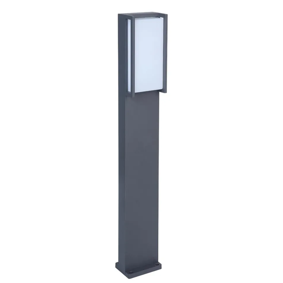 moderne_led_buitenpaal_gr_0.webp New Straluma Moderne LED buitenpaal grijs rechthoek IP54