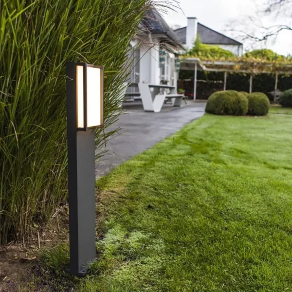 moderne_led_buitenpaal_gr_3.webp New Straluma Moderne LED buitenpaal grijs rechthoek IP54