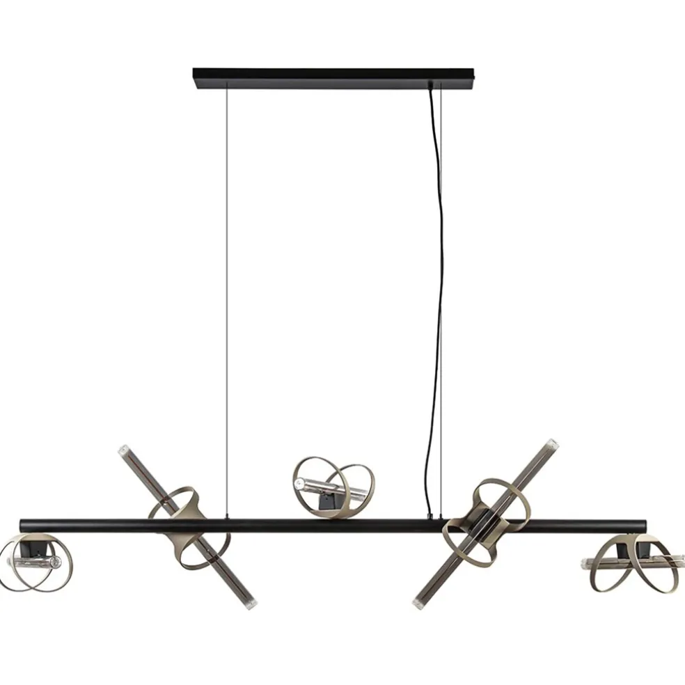 Best Sale Straluma Moderne LED design hanglamp zwart met goud