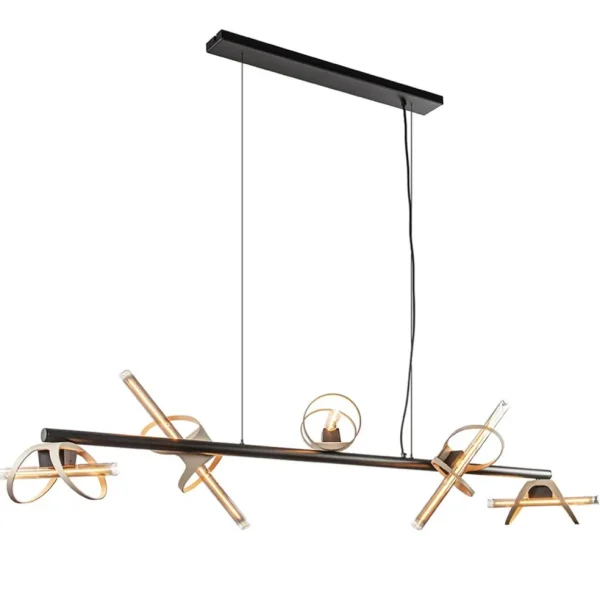 moderne_led_design_hangla_1-1.webp Best Sale Straluma Moderne LED design hanglamp zwart met goud