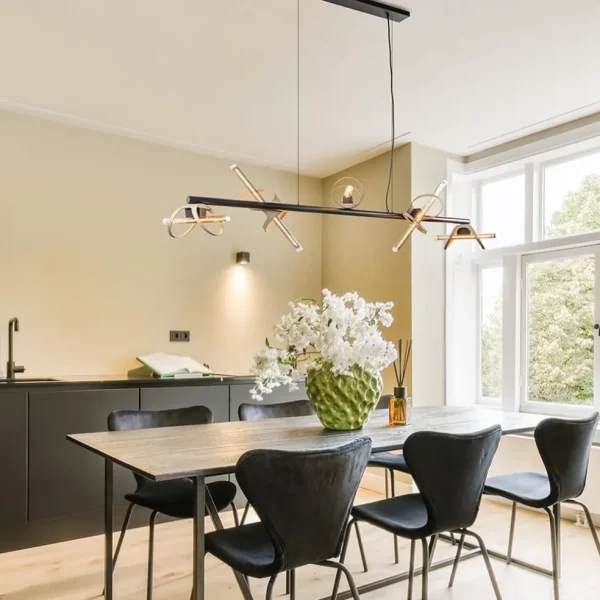 moderne_led_design_hangla_4-1.webp Best Sale Straluma Moderne LED design hanglamp zwart met goud