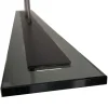 Online Straluma Moderne LED hanglamp balk mat zwart met smoke glas
