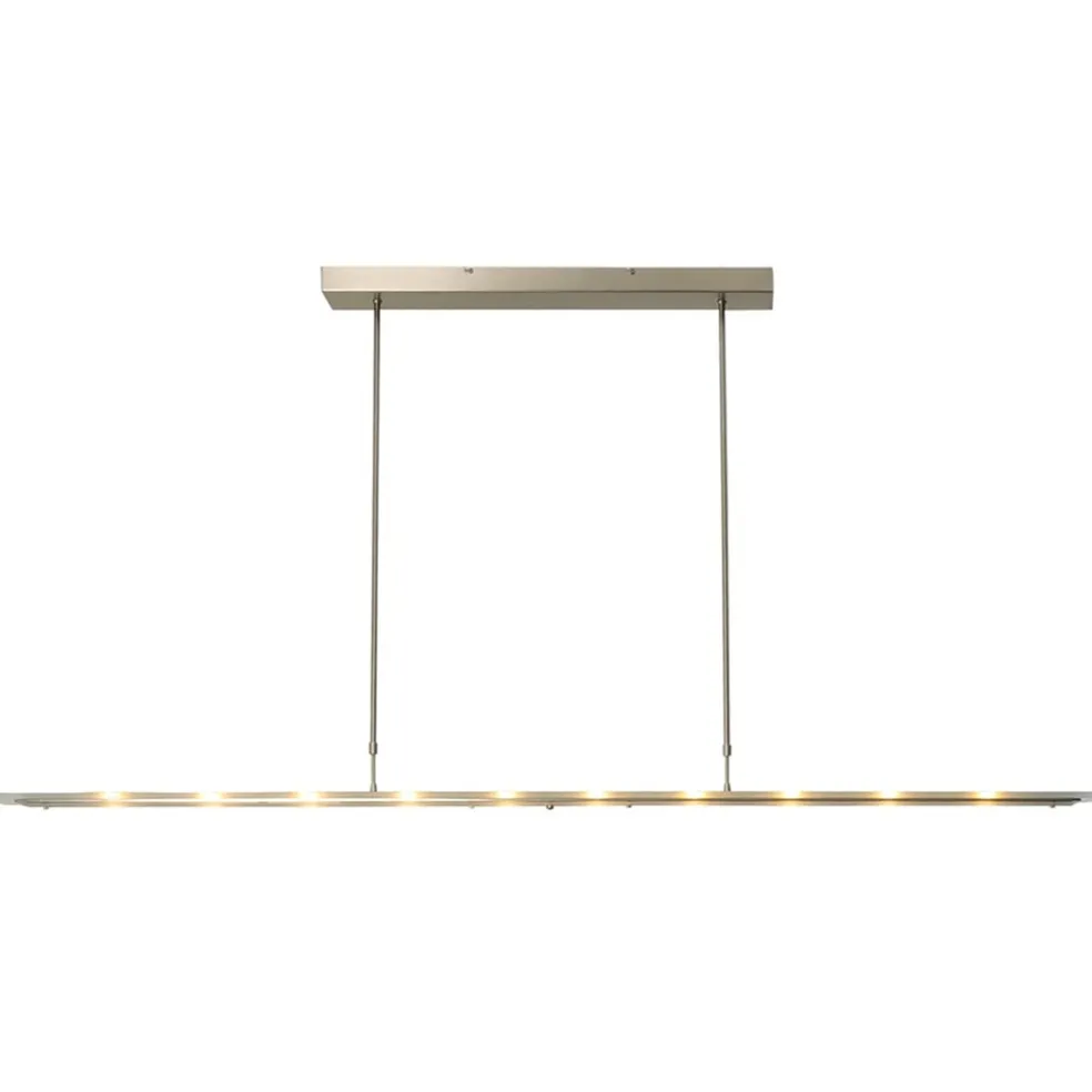 moderne_led_hanglamp_nikk_0.webp Discount Straluma Moderne LED hanglamp nikkel met helder glas
