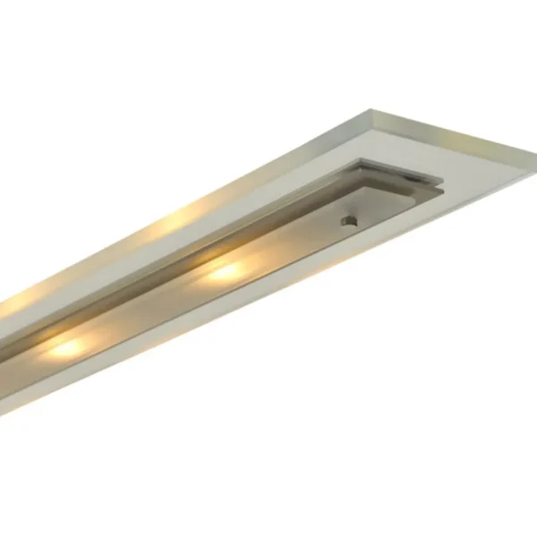 moderne_led_hanglamp_nikk_2.webp Discount Straluma Moderne LED hanglamp nikkel met helder glas