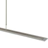 moderne_led_hanglamp_nikk_3.webp Discount Straluma Moderne LED hanglamp nikkel met helder glas