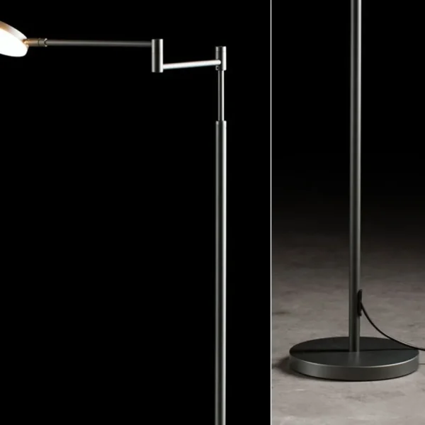 Fashion Straluma Moderne LED leeslamp vloerlamp antraciet