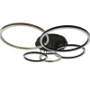 moderne_led_plafondlamp_r_0.webp Best Straluma Moderne LED plafondlamp ringen zwart/goud dimbaar