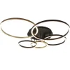 moderne_led_plafondlamp_r_1.webp Best Straluma Moderne LED plafondlamp ringen zwart/goud dimbaar