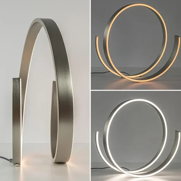 moderne_led_tafellamp_nik_2.webp Store Straluma Moderne LED tafellamp nikkel met dim to warm functie
