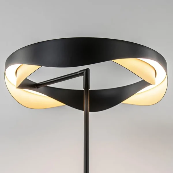 moderne_led_tafellamp_zwa_2-3.webp Clearance Straluma Moderne LED tafellamp zwart met goud dimbaar